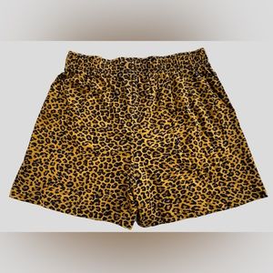 Puritan: Leopard Print Shorts